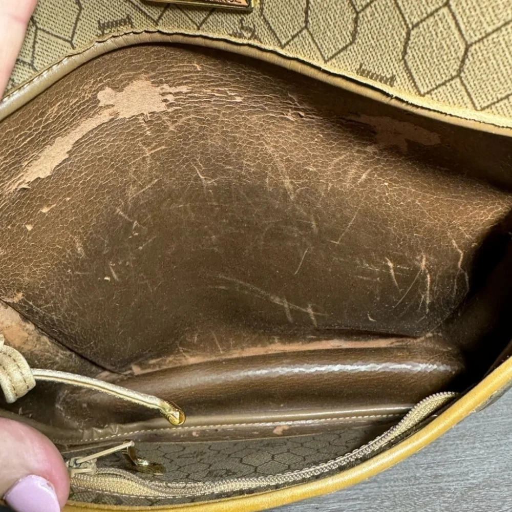 Christian Dior Vintage Honeycomb Crossbody Bag